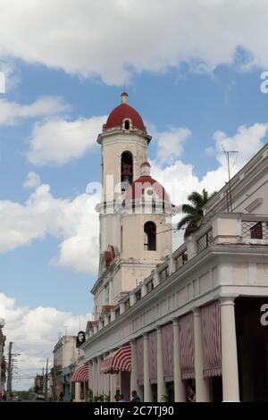 Cienfuegos, Kuba - 1. Februar 2015: Kathedrale der Unbefleckten Empfängnis der Muttergottes Stockfoto