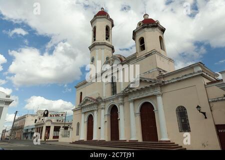 Cienfuegos, Kuba - 1. Februar 2015: Kathedrale der Unbefleckten Empfängnis der Muttergottes Stockfoto