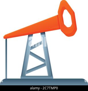 Symbol für den Metallurgieölturm. Cartoon der Metallurgie Öl Turm Vektor-Symbol für Web-Design isoliert auf weißem Hintergrund Stock Vektor