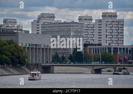 Die meisten Pokoju Brücke Breslau Polen Stockfoto