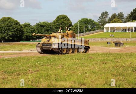 Tiger VI Ausf E Tank Nummer 131, der weltweit einzige laufende Tiger I Tank, gefangen am 24. April 1943 in Tunesien. Stockfoto