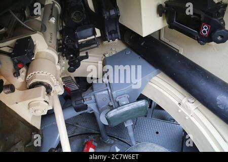 Lader Position, Tiger VI Ausf E Tank Nummer 131, der weltweit einzige laufende Tiger I Tank, gefangen am 24. April 1943 in Tunesien. Stockfoto