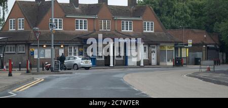 Croxley London U-Bahn-Station an der Watford-Filiale der Metropolitan Line in Croxley Green, Rickmansworth, Hertfordshire, Großbritannien Stockfoto