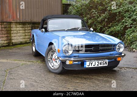 Triumph TR6, Zweisitzer-Cabriolet der Siebziger Stockfoto