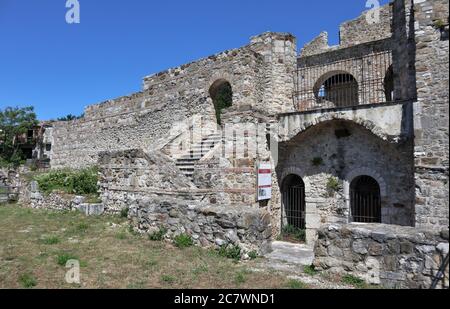 Conza - Ruderi della Cattedrale di Santa Maria Assunta Stockfoto