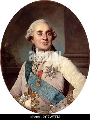 Louis XVI im frühen Erwachsenenalter von Joseph Duplessis Stockfoto