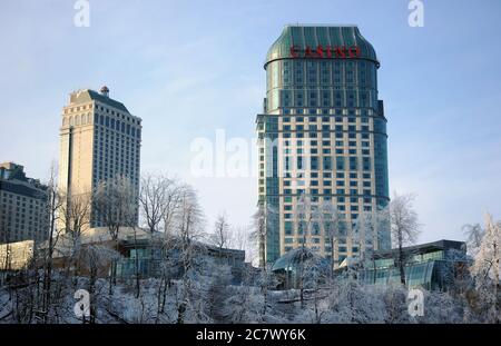 Robinson Street vom Niagara Parkway aus gesehen. Stockfoto