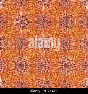 guilloche effange formt nahtlose Vektor-Muster Stock Vektor