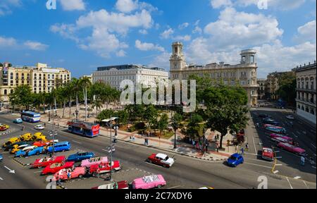 HAVANNA, KUBA - CIRCA JANUAR 2020: Havanna Central Park Stockfoto