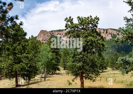 Berglandschaft im Staunton State Park Colorado Stockfoto