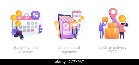 Zahlungsprogramme Vektor Konzept Metaphern. Stock Vektor