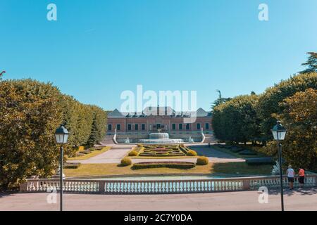 Schöne Jardins de Joan Maragall in Barcelona, Spanien Stockfoto