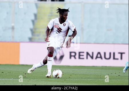 Florenz, Italien. Juli 2020. Florenz, Italien, Artemio Franchi Stadium, 19. Juli 2020, Soualiho Meite' des FC Turin in Aktion während Fiorentina gegen Turin - italienisches Fußballspiel der Serie A - Credit: LM/Matteo Papini Credit: Matteo Papini/LPS/ZUMA Wire/Alamy Live News Stockfoto