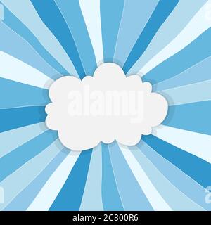 Abstrakte Wolke Hintergrund mit Raum für Ihre Mitteilung Stockfoto
