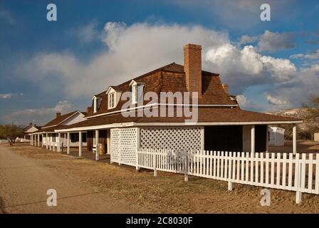 Offiziershaus in Fort Verde in Camp Verde, Arizona, USA Stockfoto