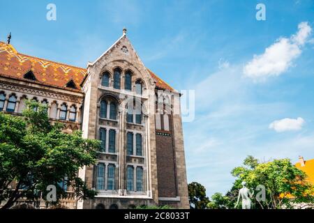 Nationalarchiv des ungarischen Bauens im Budaer Burgviertel in Budapest, Ungarn Stockfoto