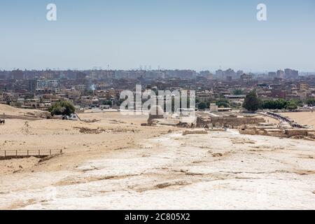 Pyramiden Von Gizeh, Ägypten Stockfoto