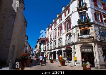 Saint Jean de Luz, Baskenland, Frankreich Stockfoto