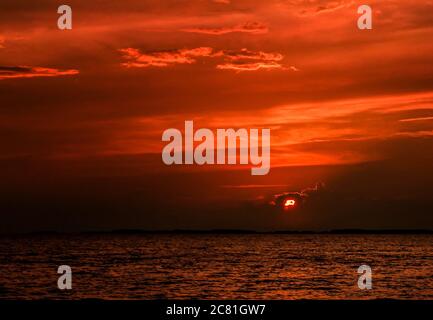 Ende des Tages Stockfoto