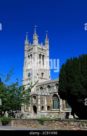 St Marys Kirche, St Neots Town, Cambridgeshire, England, Großbritannien Stockfoto