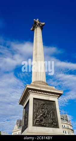 Trafalgar Square London Vereinigtes Königreich Stockfoto