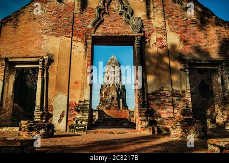 Buddhistische Ruinen von Ayuthaya, Thailand, Südostasien Stockfoto