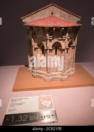 Maqueta de la ermita de la Purísma Concepción. Museo Diocesano de Arte Sacro. Catedral de María Inmaculada (Catedral Nueva). Vitoria. Álava. País Vasc Stockfoto