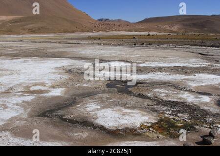 El Tatio Geysir Feldlandschaften, Atacama, Chile Stockfoto