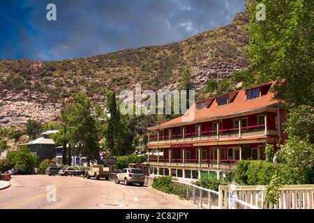 Das Inn at Castle Rock auf Tombstone Canyon Road in Old Bisbee AZ Stockfoto