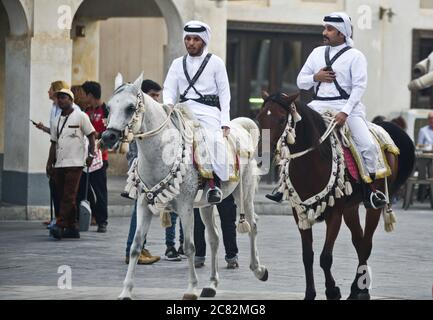 Hosemen in Souq Waqif, Doha, Katar Stockfoto