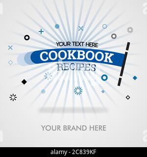 Kunst Titel Fur Das Buch Der Rezepte Zu Hause Kochen Logo Stock Vektorgrafik Alamy