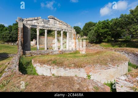 Apollonia, oder Apoloni, Fier Region, Albanien.  Antike griechische Stadt im 6. Jahrhundert v. Chr. gegründet, das eines der wichtigsten albanischen Citi Roms wurde Stockfoto