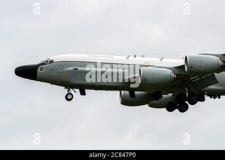 US Air Force RC-135 Rivet Joint Aircraft Stockfoto