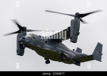 US Air Force CV-22 Osprey Tilt Rotor Aircraft Stockfoto