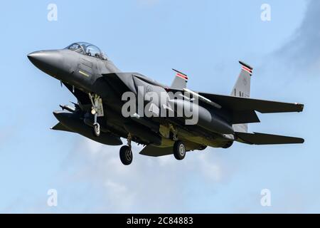US Air Force F-15E Strike Eagle Stockfoto
