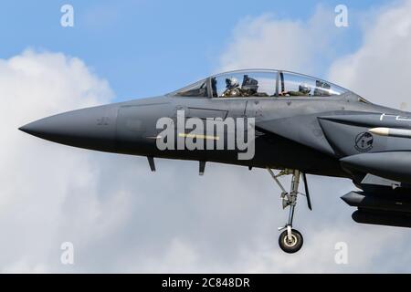 US Air Force F-15E Strike Eagle Stockfoto
