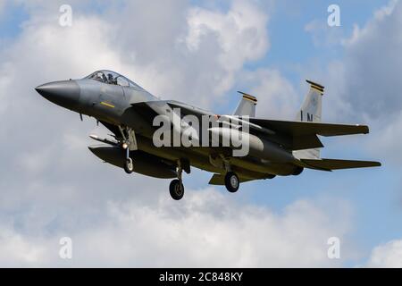 US Air Force F-15C Eagle Stockfoto