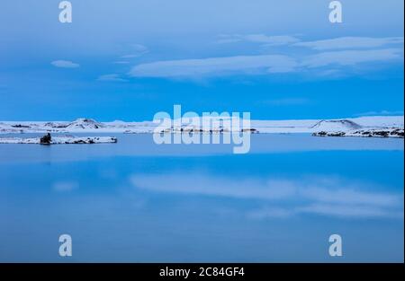 Myvatn-See, Nordisland, Island, Europa Stockfoto