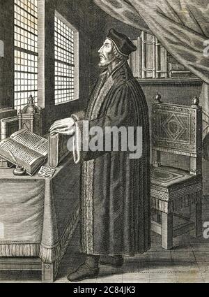 JAN HUS (c 1372-1415) Tschechischer Theologe und Philosoph Stockfoto