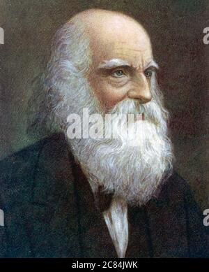 WILLIAM CULLEN BRYANT (1794-1878) amerikanischer Dichter und Journalist Stockfoto