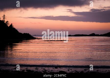 Terrace Beach, Ucluelet, Vancouver Island, British Columbia, Kanada. Stockfoto