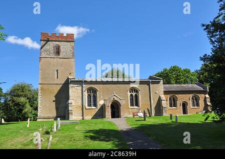 St Mary's Church, Rushden, Hertfordshire, England, Großbritannien Stockfoto