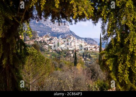 Nizza, 20. April 2006: Le Bar Sur Loup in Südfrankreich Stockfoto