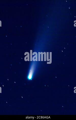 Komet NEOWISE; Salida; Colorado; USA Stockfoto