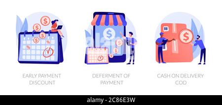 Zahlungsprogramme Vektor Konzept Metaphern. Stock Vektor