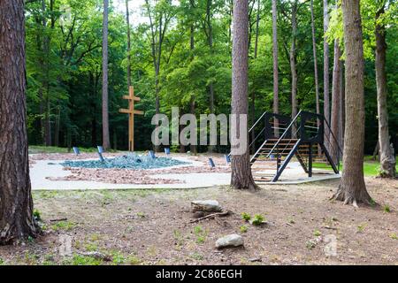 Trianon Memorial Park in den Sopron Bergen, Sopron, Ungarn Stockfoto