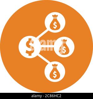 Symbol für Affiliate-Marketing. Schönes Design und vollständig editierbare Vektor für kommerzielle, Printmedien, Web oder jede Art von Design-Projekte. Stock Vektor
