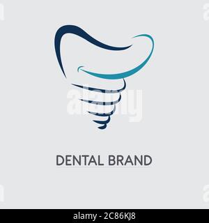 Zahnarztlogo Symbol Vektor Vorlage Stock Vektor