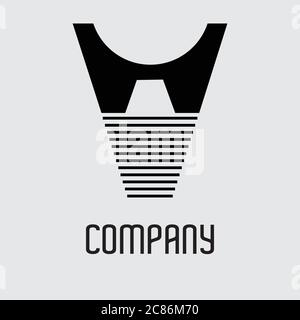 Zahnarztlogo Symbol Vektor Vorlage Stock Vektor