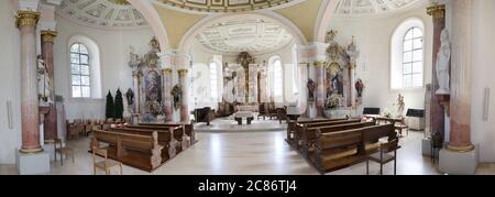 Dreifaltigkeitskirche auf dem gleichnamigen Berg, Spaichingen,Baden-Württemberg,Deutschland Stockfoto